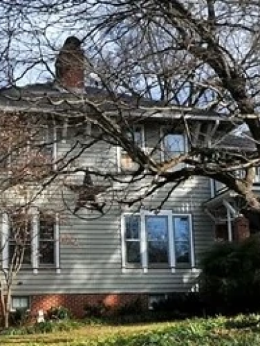 Exterior view of the Jennie Alexander Duplex on a sunny day