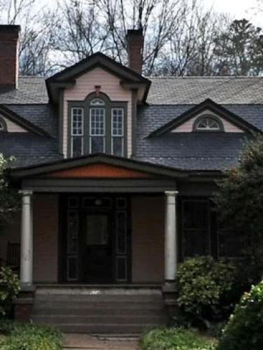 Exterior view of the Thad Adams House