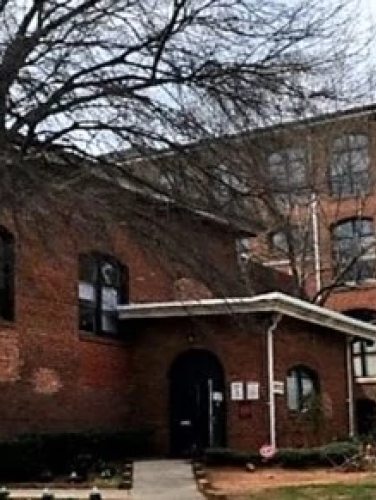 Exterior view of Hoskins Mill.