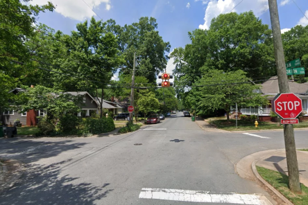 The intersection of Pecan and Hamortan in the Plaza-Midwood neighborhood in Charlotte.